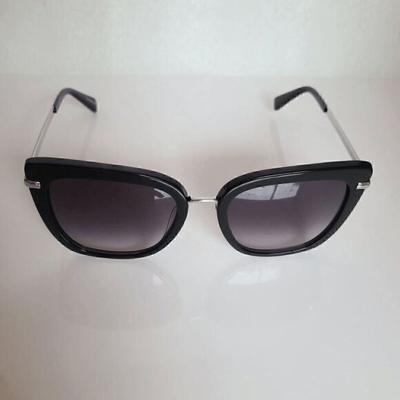 🖤 REBECCA MINKOFF Bessie 54MM Black Gradient Cat Eye Sunglasses NEW MSRP $198 - Picture 9 of 16